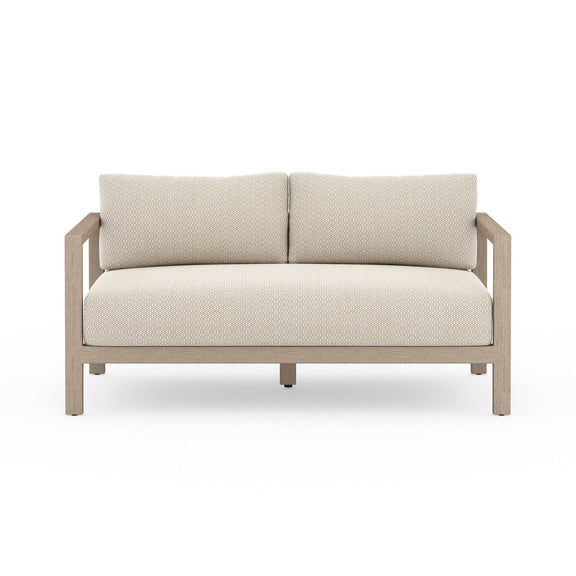 Sonoma Outdoor Sofa, Washed Brown - Faye Sand