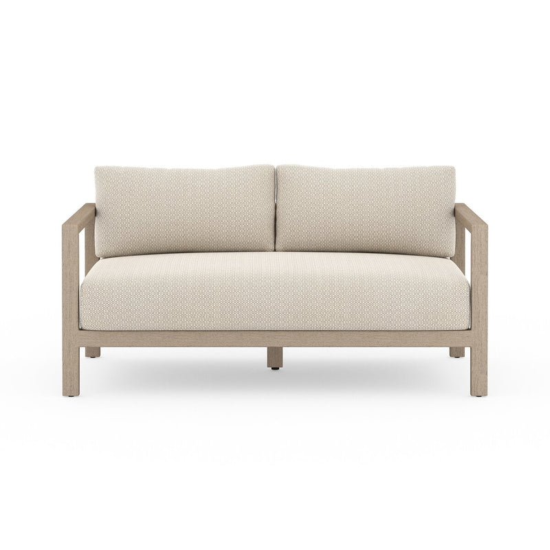 Sonoma Outdoor Sofa, Washed Brown - Faye Sand