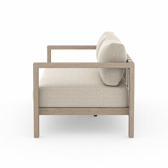 Sonoma Outdoor Sofa, Washed Brown - Faye Sand