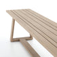 Atherton Outdoor Dining Bench - Washed Brown