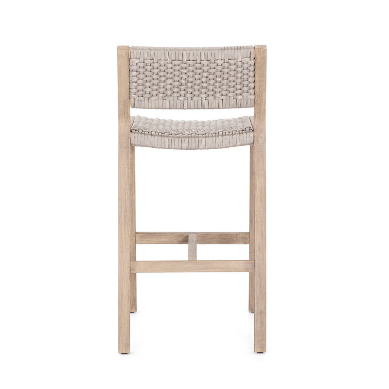 Delano Outdoor Bar + Counter Stool - Washed Brown