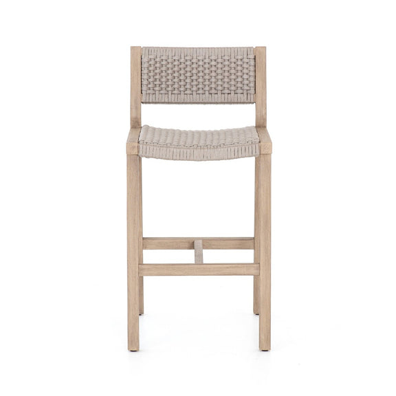 Delano Outdoor Bar + Counter Stool - Washed Brown