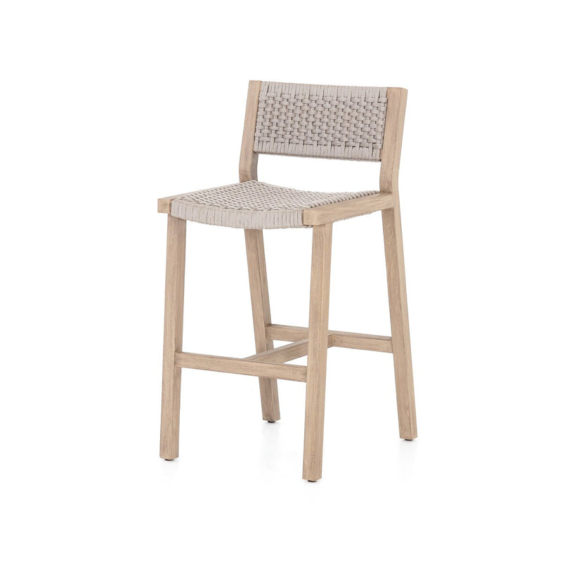 Delano Outdoor Bar + Counter Stool - Washed Brown