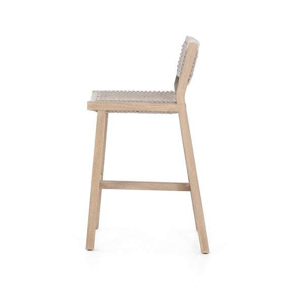 Delano Outdoor Bar + Counter Stool - Washed Brown