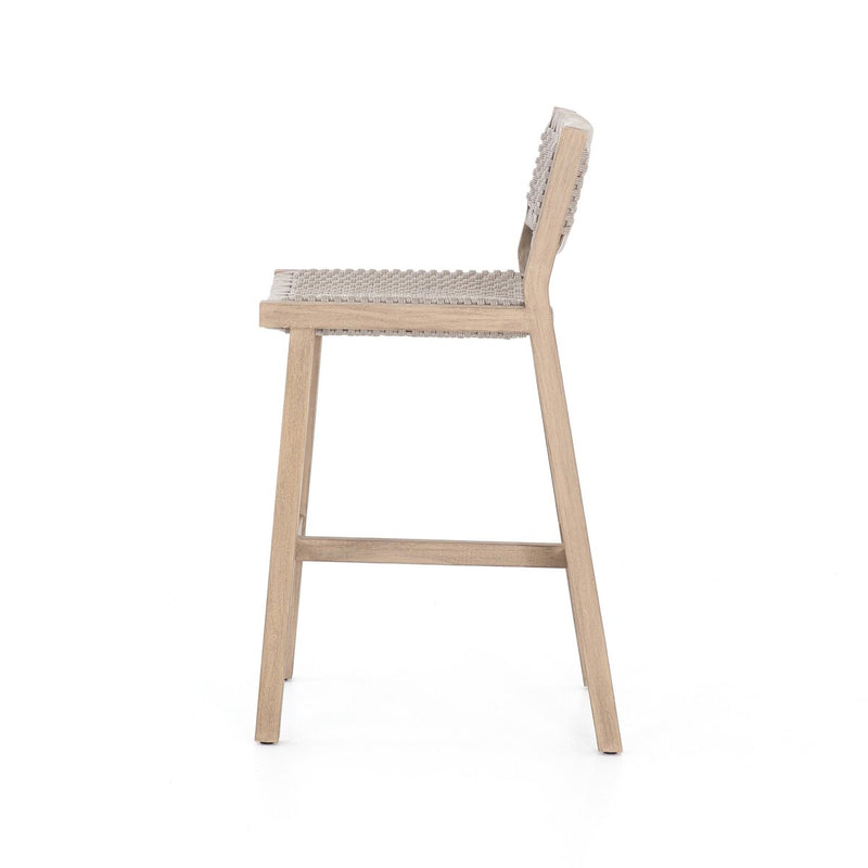 Delano Outdoor Bar + Counter Stool - Washed Brown