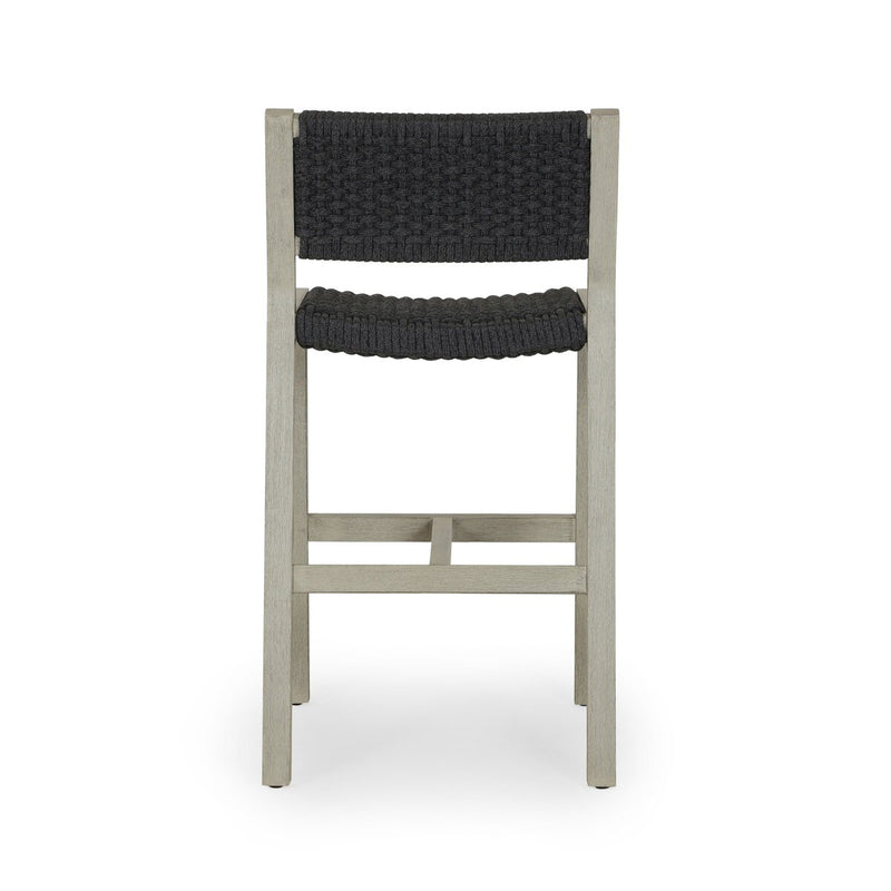 Delano Outdoor Bar + Counter Stool - Weathered Grey