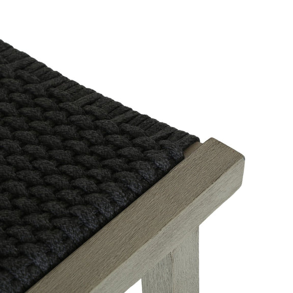 Delano Outdoor Bar + Counter Stool - Weathered Grey