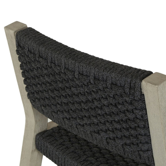 Delano Outdoor Bar + Counter Stool - Weathered Grey