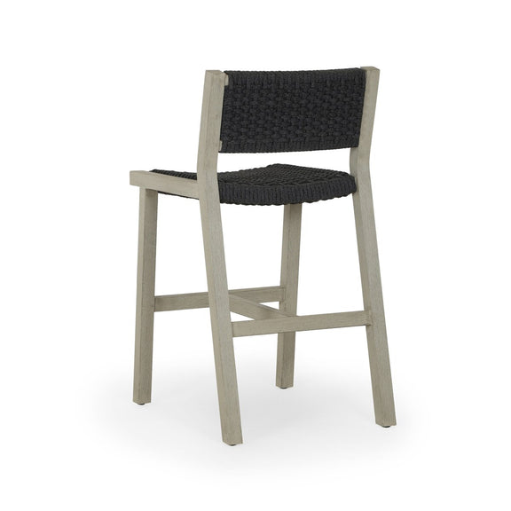 Delano Outdoor Bar + Counter Stool - Weathered Grey