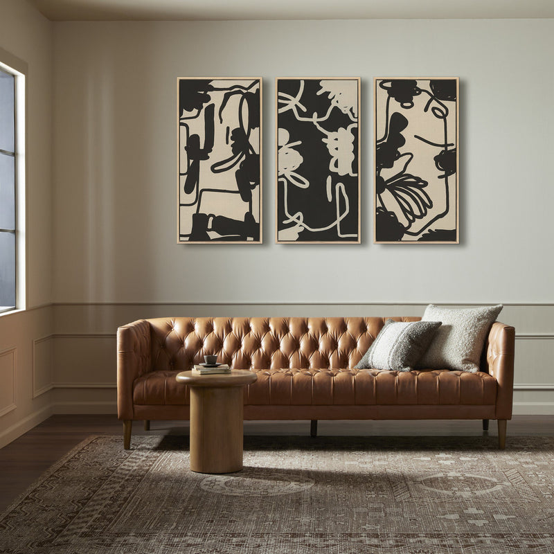 Triptych by Katherine Hunsaker — Vertical Grain White Oak Floater