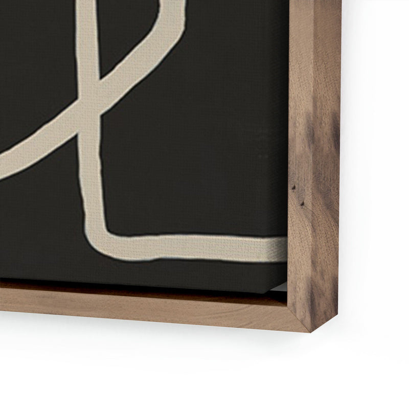 Triptych by Katherine Hunsaker — Rustic Walnut Floater