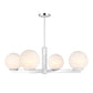 Linea 4-Light Chandelier