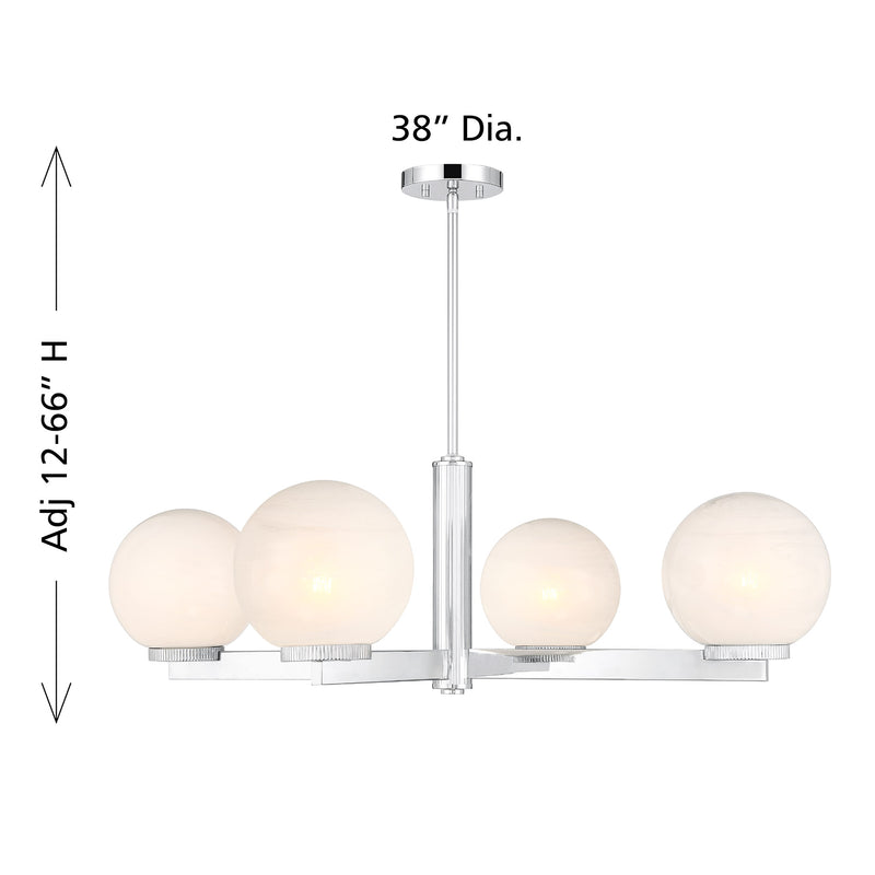 Linea 4-Light Chandelier
