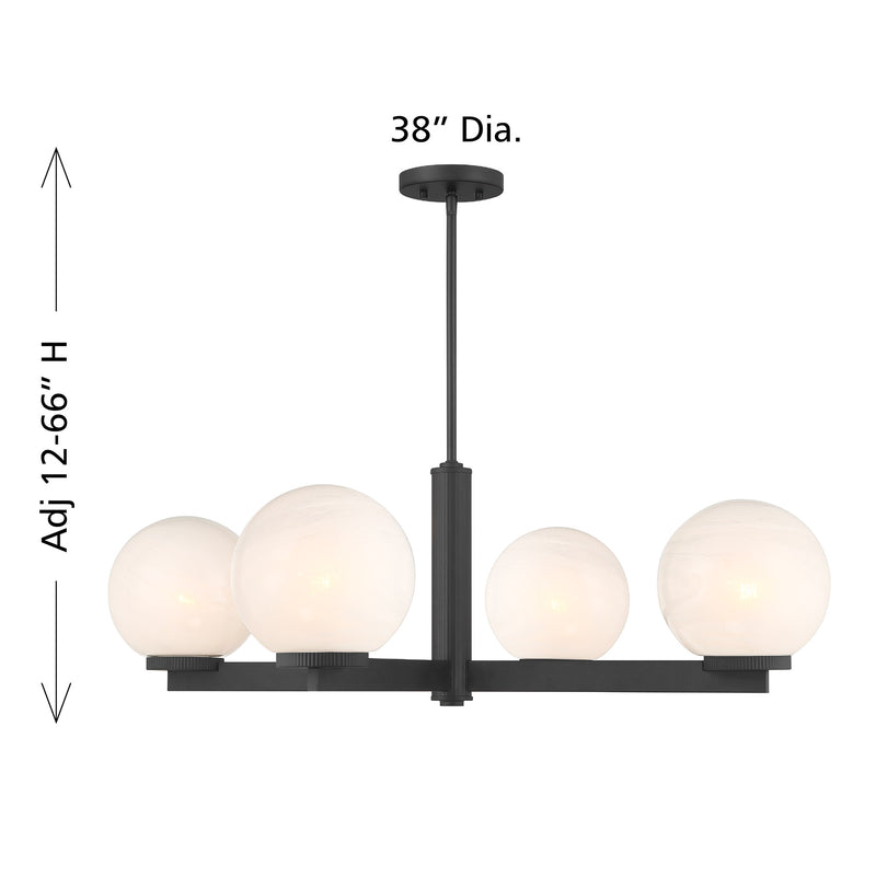 Linea 4-Light Chandelier
