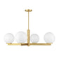 Linea 4-Light Chandelier