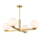 Linea 4-Light Chandelier