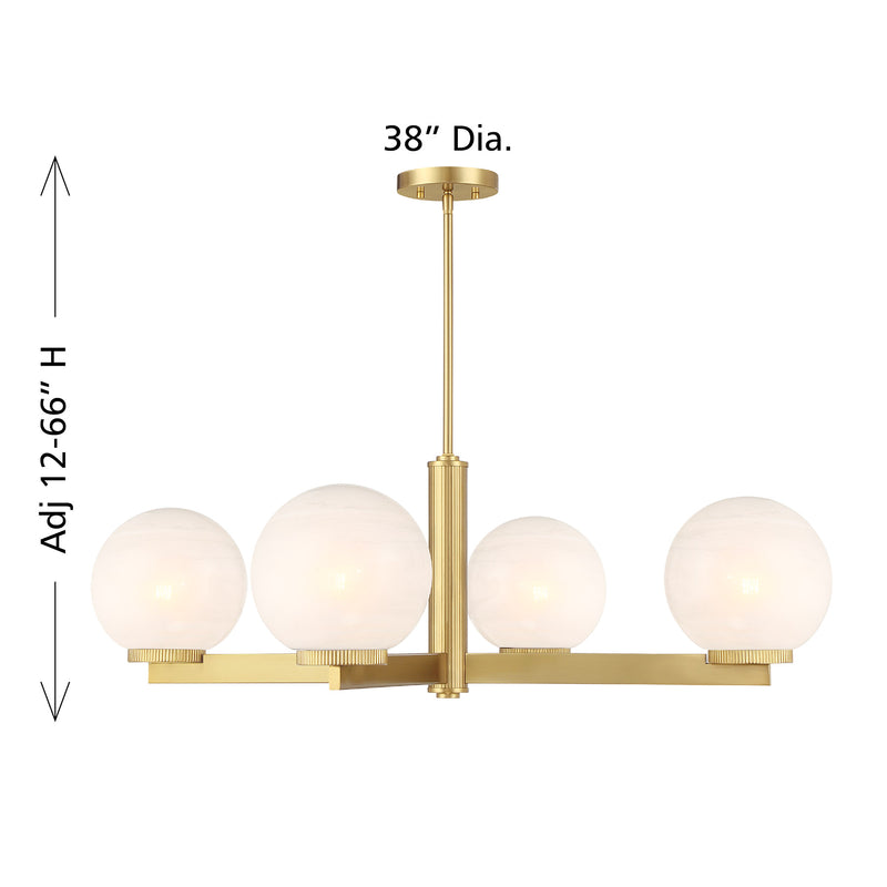 Linea 4-Light Chandelier