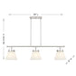 Parsons 3-Light Linear Chandelier