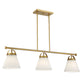 Parsons 3-Light Linear Chandelier
