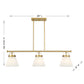Parsons 3-Light Linear Chandelier