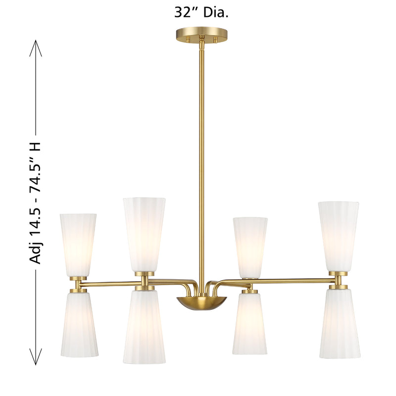 Aster 8-Light Chandelier