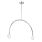 Arc 2-Light Chandelier