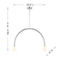 Arc 2-Light Chandelier