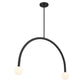 Arc 2-Light Chandelier