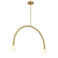 Arc 2-Light Chandelier