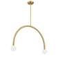 Arc 2-Light Chandelier