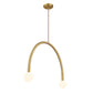 Arc 2-Light Chandelier