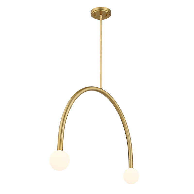 Arc 2-Light Chandelier