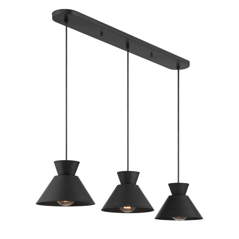 Forma 3-Light Linear Chandelier