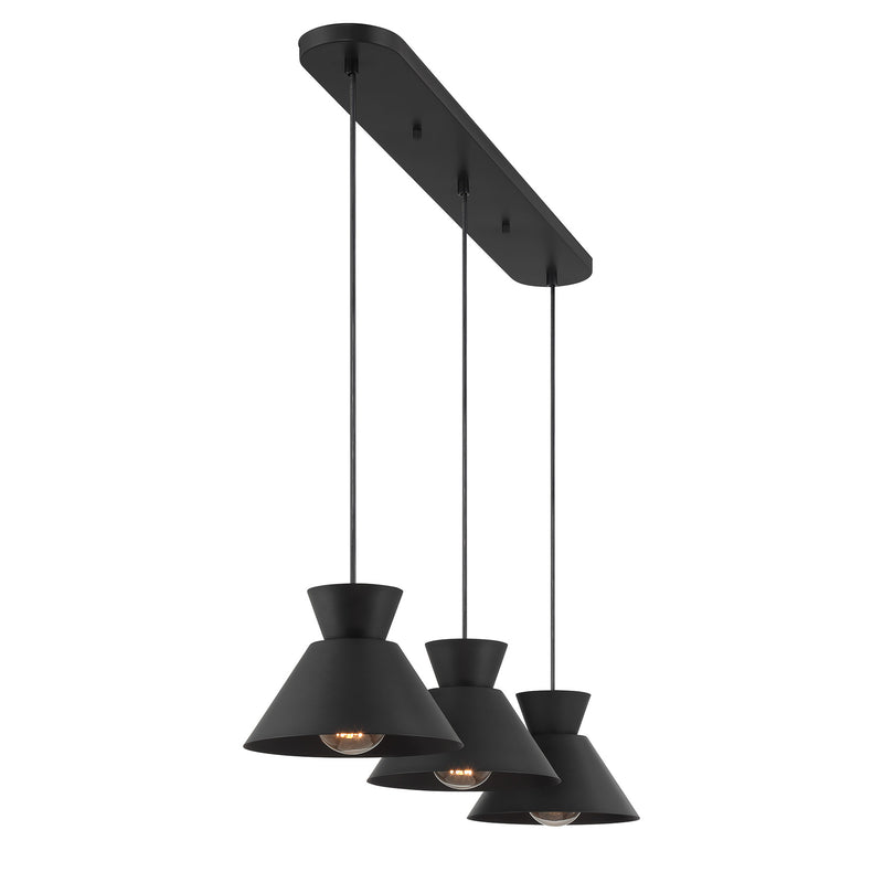 Forma 3-Light Linear Chandelier