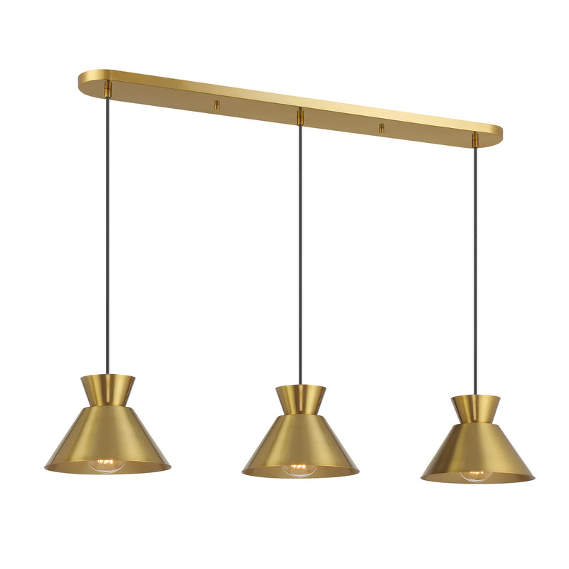 Forma 3-Light Linear Chandelier