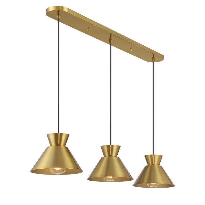 Forma 3-Light Linear Chandelier