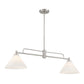 Frame 2-Light Linear Chandelier
