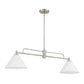 Frame 2-Light Linear Chandelier