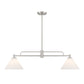 Frame 2-Light Linear Chandelier