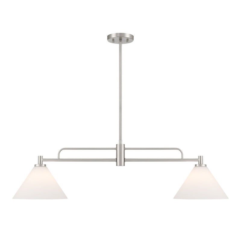 Frame 2-Light Linear Chandelier