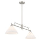 Frame 2-Light Linear Chandelier