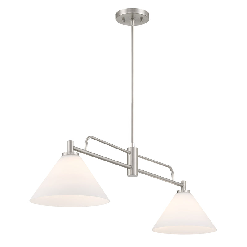 Frame 2-Light Linear Chandelier