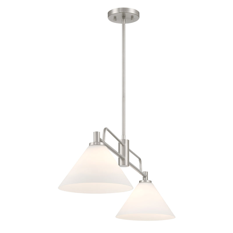 Frame 2-Light Linear Chandelier