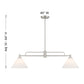 Frame 2-Light Linear Chandelier