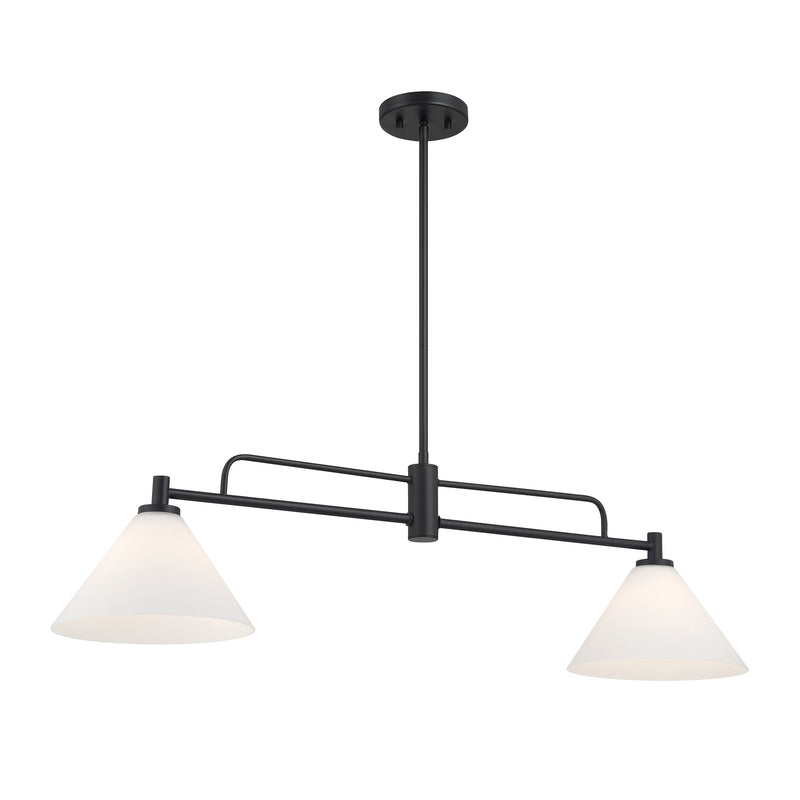 Frame 2-Light Linear Chandelier