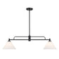 Frame 2-Light Linear Chandelier