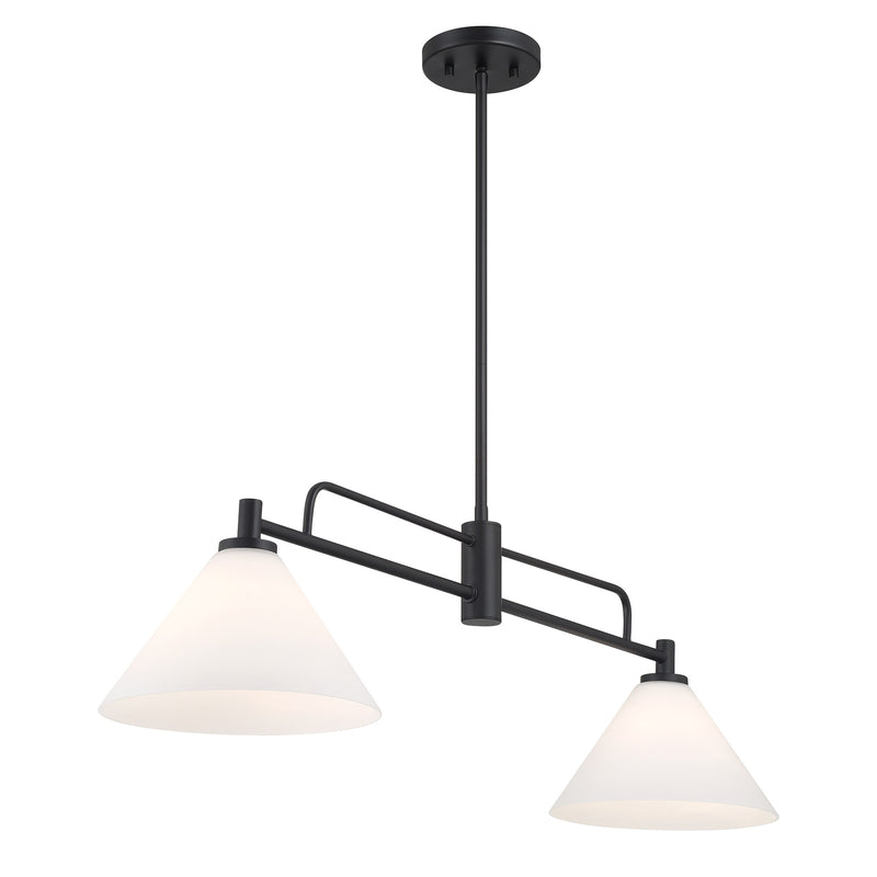 Frame 2-Light Linear Chandelier