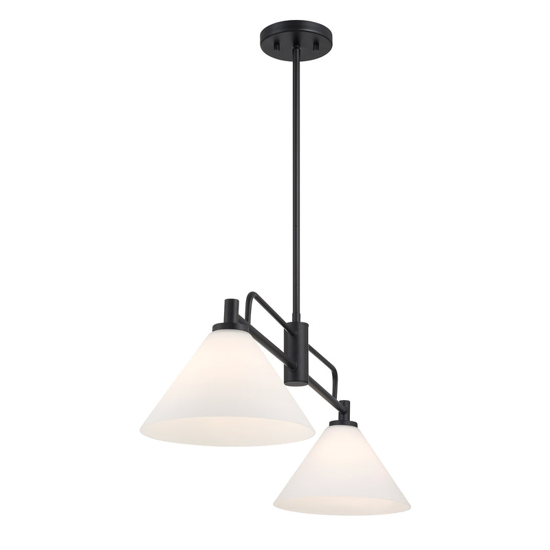 Frame 2-Light Linear Chandelier