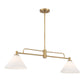 Frame 2-Light Linear Chandelier