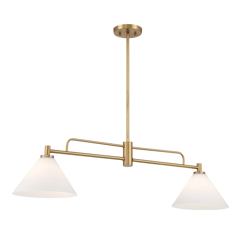 Frame 2-Light Linear Chandelier